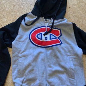 Men's Montreal Canadiens Full-Zip Hoodie Size L